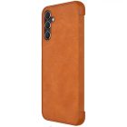 Samsung Galaxy A14 5G / Galaxy A14 Tok - Nillkin Qin Leather - Barna