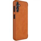 Samsung Galaxy A14 5G / Galaxy A14 Tok - Nillkin Qin Leather - Barna