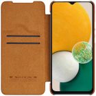 Samsung Galaxy A14 5G / Galaxy A14 Tok - Nillkin Qin Leather - Barna