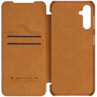 Samsung Galaxy A14 5G / Galaxy A14 Tok - Nillkin Qin Leather - Barna