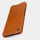Samsung Galaxy A14 5G / Galaxy A14 Tok - Nillkin Qin Leather - Barna