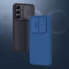 Samsung Galaxy A54 5G Tok - Nillkin CamShield Pro - Kék