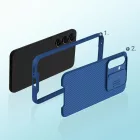 Samsung Galaxy A54 5G Tok - Nillkin CamShield Pro - Kék