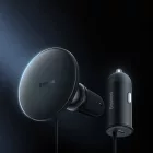 Baseus CW01 MagSafe 15W USB 25W inductive Autós Töltő - Fekete