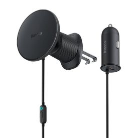 Baseus CW01 Mágneses Autós Töltő és Tartó + USB-C Töltő 15W + 25W   Baseus CW01 Mágneses Autós Töltő és Tartó + USB-C Töltő 15W + 25W