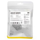 Baseus AirJoy Hálózati Toldó Adapter RJ-45 8P8C - Fekete x 2 db