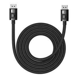 Baseus High Definition DisplayPort Kábel - 2m 8K 60Hz - Fekete   Baseus High Definition DisplayPort Kábel - 2m 8K 60Hz - Fekete