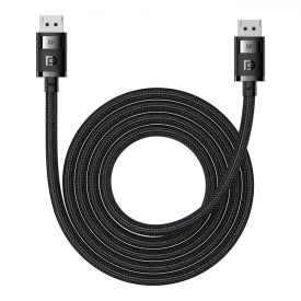 Baseus High Definition DisplayPort Kábel - 1.5m 8K 60Hz - Fekete   Baseus High Definition DisplayPort Kábel - 1.5m 8K 60Hz - Fekete