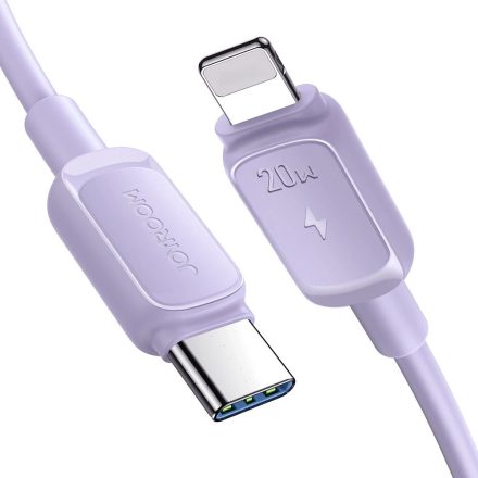 Joyroom USB-C - Lightning Multi-Color Kábel - 1.2m 20W - Lila