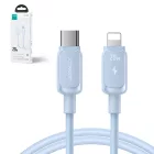Joyroom USB-C - Lightning Multi-Color Kábel - 1.2m 20W - Kék
