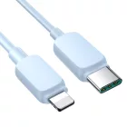 Joyroom USB-C - Lightning Multi-Color Kábel - 1.2m 20W - Kék