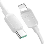 Joyroom USB-C - Lightning Multi-Color Kábel - 1.2m 20W - Fehér