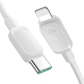   Joyroom USB-C - Lightning Multi-Color Kábel - 1.2m 20W - Fehér