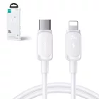 Joyroom USB-C - Lightning Multi-Color Kábel - 1.2m 20W - Fehér