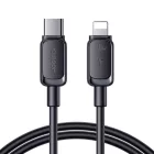 Joyroom USB-C - Lightning Multi-Color Kábel - 1.2m 20W - Fekete