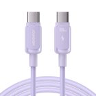 Joyroom USB-C - USB-C A14 Kábel - 1.2m 5A 100W - Lila