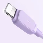 Joyroom Multi-Color USB-A - Lightning Kábel - 1.2m 2.4A - Lila