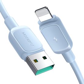 Joyroom Multi-Color USB-A - Lightning Kábel - 1.2m 2.4A - Kék   Joyroom Multi-Color USB-A - Lightning Kábel - 1.2m 2.4A - Kék