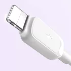 Joyroom Multi-Color USB-A - Lightning Kábel - 1.2m 2.4A - Fehér