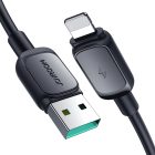 Joyroom Multi-Color USB-A - Lightning Kábel - 1.2m 2.4A - Fekete
