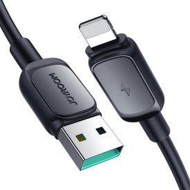 Joyroom Multi-Color USB-A - Lightning Kábel - 1.2m 2.4A - Fekete   Joyroom Multi-Color USB-A - Lightning Kábel - 1.2m 2.4A - Fekete