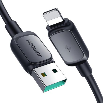 Joyroom USB - Lightning Multi-Color Kábel - 1.2m 2.4A - Fekete