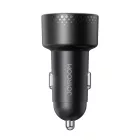 Joyroom JR-CCD02 Autós Töltő 2xUSB-C 70W - Kijelzővel - Fekete