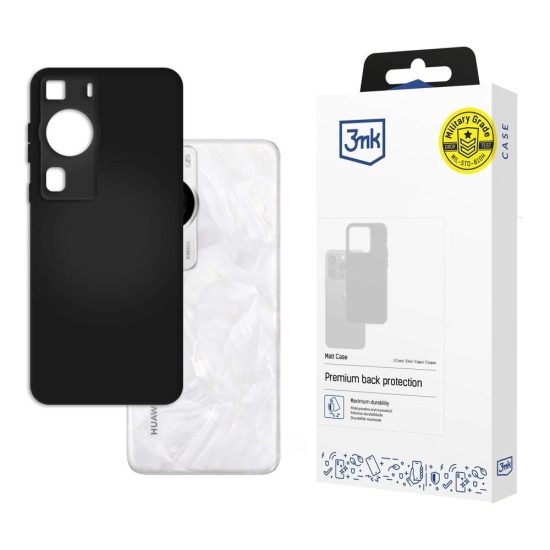 Huawei P60 Tok - 3mk Matt Case - Fekete