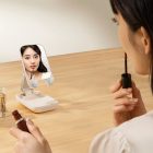 Baseus Seashell Összecsukható Telefon Tartó - Bézs