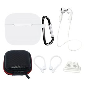 AirPods 3 Szilikon Tok Készlet - Fehér AirPods 3 Szilikon Tok Készlet - Fehér