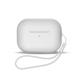 AirPods 3 Tok - Silicone Case + Hordszíj - Fehér AirPods 3 Tok - Silicone Case + Hordszíj - Fehér