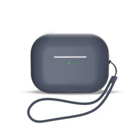 AirPods 3 Tok - Silicone Case + Hordszíj - Kék AirPods 3 Tok - Silicone Case + Hordszíj - Kék