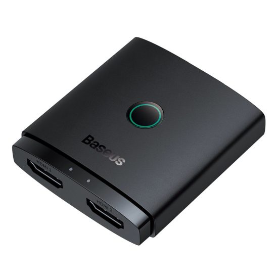 Baseus AirJoy 2in1 4K 60Hz bi-directional HDMI adapter - Fekete