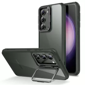   Samsung Galaxy S23+ Plus Tok - ESR Classic Kickstand - Átlátszó-Zöld