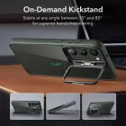 Samsung Galaxy S23+ Plus Tok - ESR Classic Kickstand - Átlátszó-Zöld