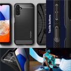 Samsung Galaxy A14 4G / 5G Tok - Spigen Rugged Armor - Fekete