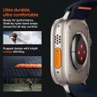 Apple Watch (42/44/45/49mm) Óraszíj - Spigen Lite Fit Ultra - Fekete
