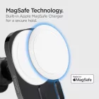 Spigen ITM12W OneTap Pro 3 MagSafe Autós Tartó és Töltő 15W - Szellőzőrácsra - Fekete