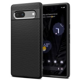 Google Pixel 7A Tok - Spigen Liquid Air - Fekete Google Pixel 7A Tok - Spigen Liquid Air - Fekete