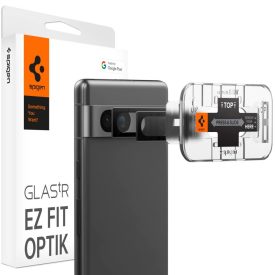   Google Pixel 7A Kameravédő - Spigen Glas.tR EZ Fit Optik - Fekete x 2 db