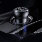 Wireless S-16 Bluetooth FM Transmitter + Töltő - Fekete