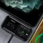 Wireless S-16 Bluetooth FM Transmitter + Töltő - Fekete