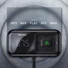Wireless S-16 Bluetooth FM Transmitter + Töltő - Fekete