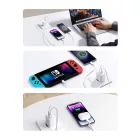 Joyroom Hálózati Töltő 20W - USB-C + USB-A + USB-C-Lightning Kábel - Fehér