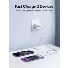 Joyroom Hálózati Töltő 20W - USB-C + USB-A + USB-C-Lightning Kábel - Fehér