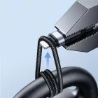 Joyroom 4in1 USB - 2xUSB-C + micro + Lightning Kábel - 1.2m 3.5A - Fekete