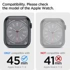 Apple Watch 7 / 8 / 9 (45mm) Tok - Spigen Tough Armor - Fekete