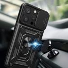iPhone 15 Pro Max Tok - Hybrid Armor Camshield - Kék