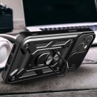 iPhone 15 Plus Tok - Hybrid Armor Camshield - Fekete