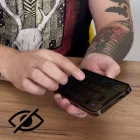 iPhone 15 Kijelzővédő Üvegfólia - Wozinsky Privacy Glass - Fekete